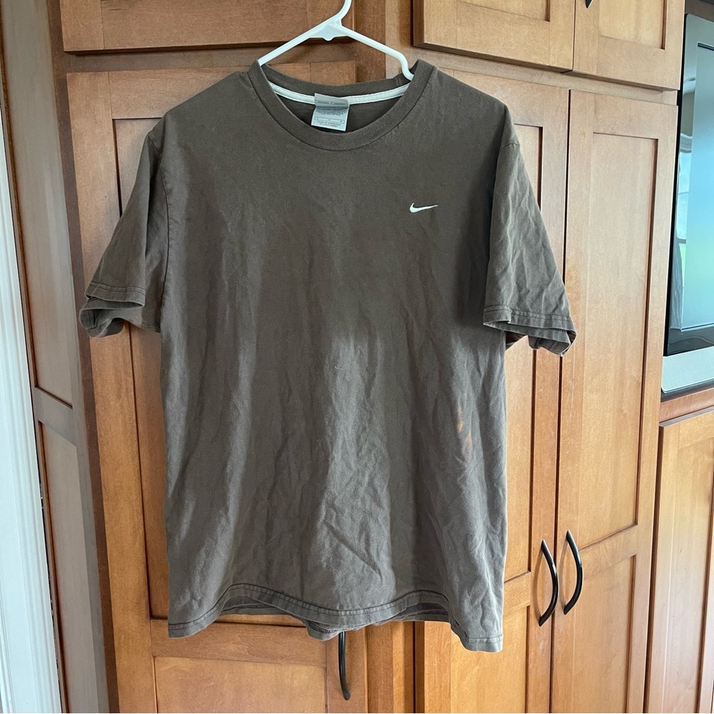 Vintage Brown Nike T-Shirt Large